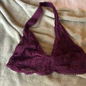 Victoria's Secret Plum Lace Bralette